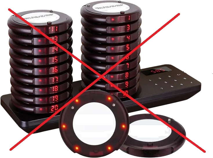 Kit de bipeurs de restaurant